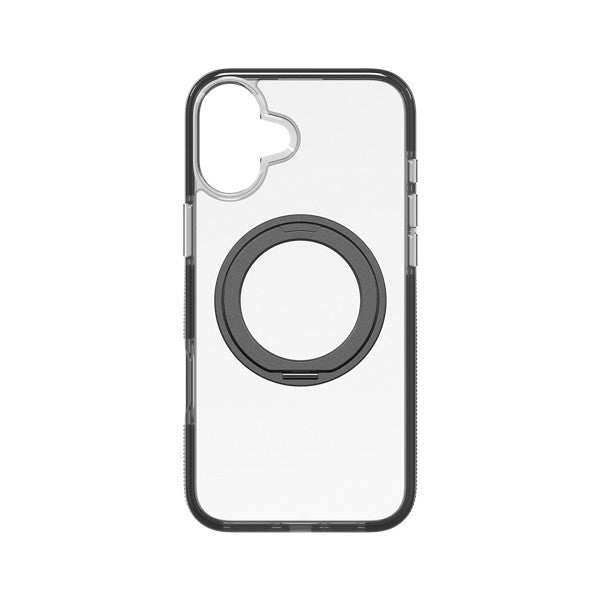 ZAGG Santa Cruz Snap Case untuk iPhone 16 Series dengan 360 Rotate Stand - Hitam