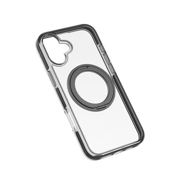 ZAGG Santa Cruz Snap Case untuk iPhone 16 Series dengan 360 Rotate Stand - Hitam