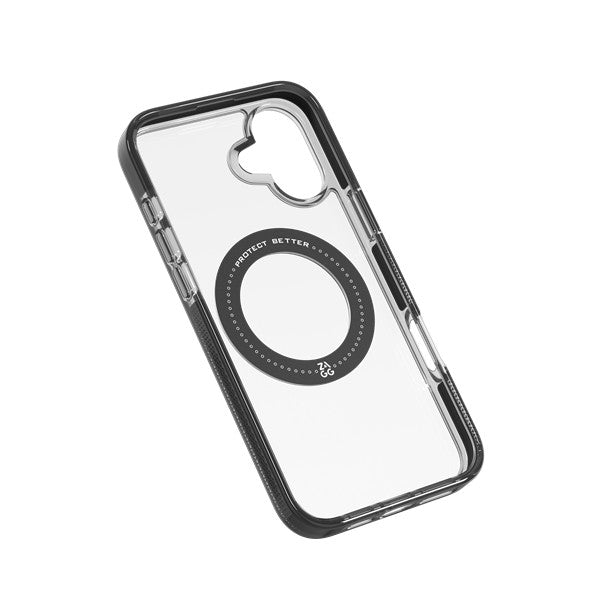 ZAGG Santa Cruz Snap Case untuk iPhone 16 Series dengan 360 Rotate Stand - Hitam