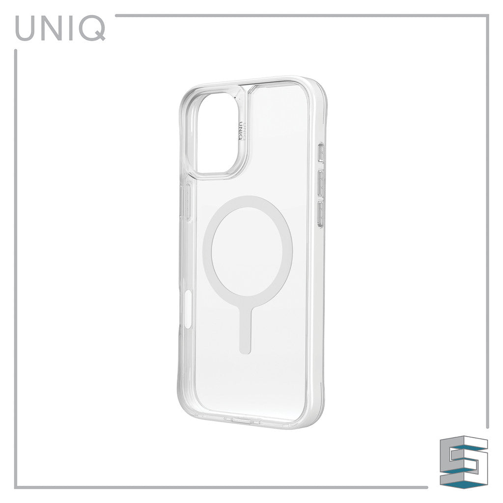 UNIQ Lifepro Xtreme Magclick Case for iPhone 16 (6.1) /16 Plus (6.7) /16 Pro (6.3) /16 Pro Max (6.9) Clear Smoke Tinsel