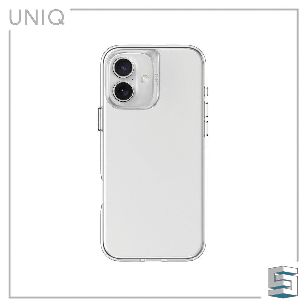 UNIQ Air Fender Case for iPhone 16 (6.1) / 16 Plus (6.7) /16 Pro (6.3) / 16 Pro Max (6.9) Transparent Smoke Fully TPU