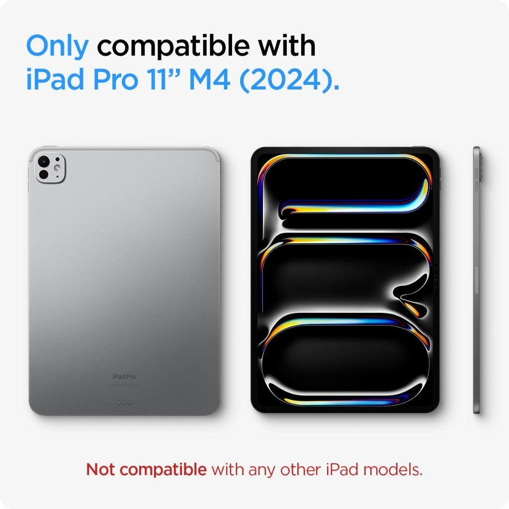 Spigen iPad Pro 11" (2024) Pelindung Skrin Glas tR Slim HD iPad Pro 11 inci Kaca Terbaja dengan Pertahanan 9H