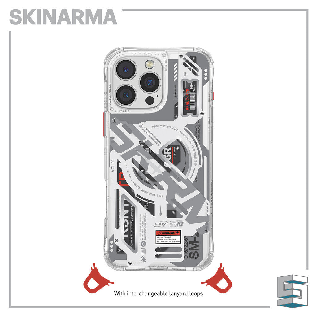 SKINARMA Ekho Magsafe Case untuk iPhone 16 Pro (6.3)/16 Pro Max (6.9) - Hitam/ Jelas