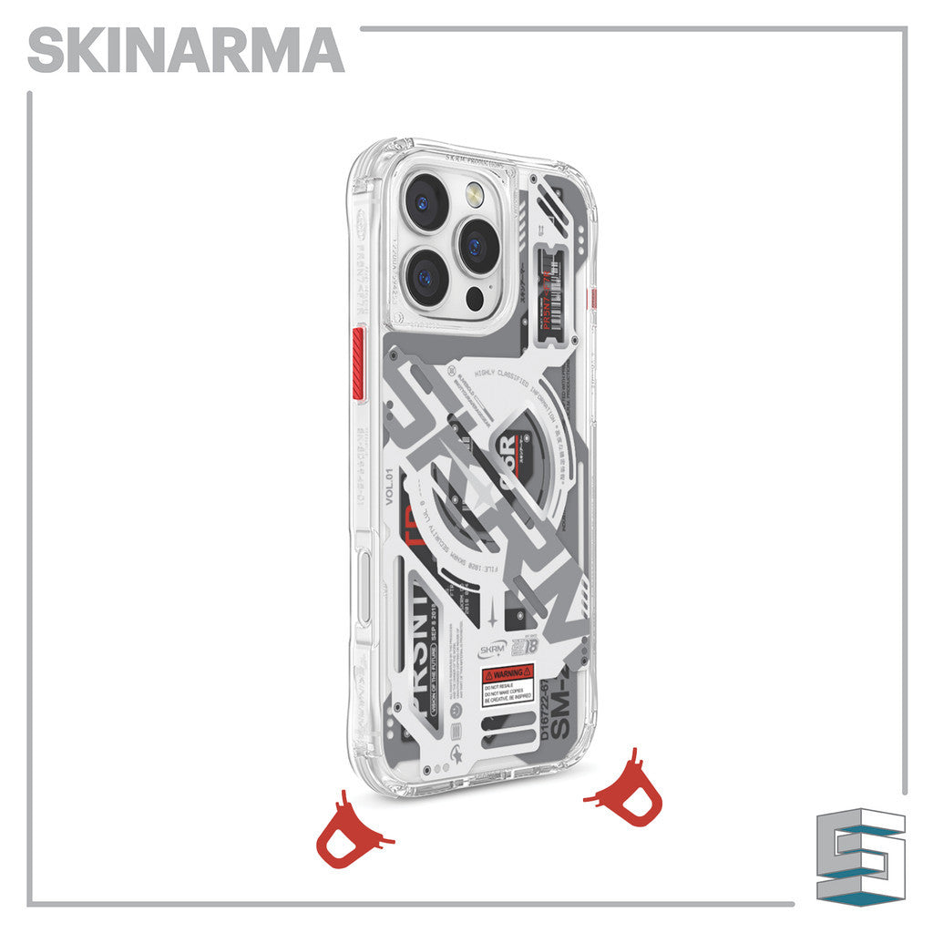 SKINARMA Ekho Magsafe Case untuk iPhone 16 Pro (6.3)/16 Pro Max (6.9) - Hitam/ Jelas