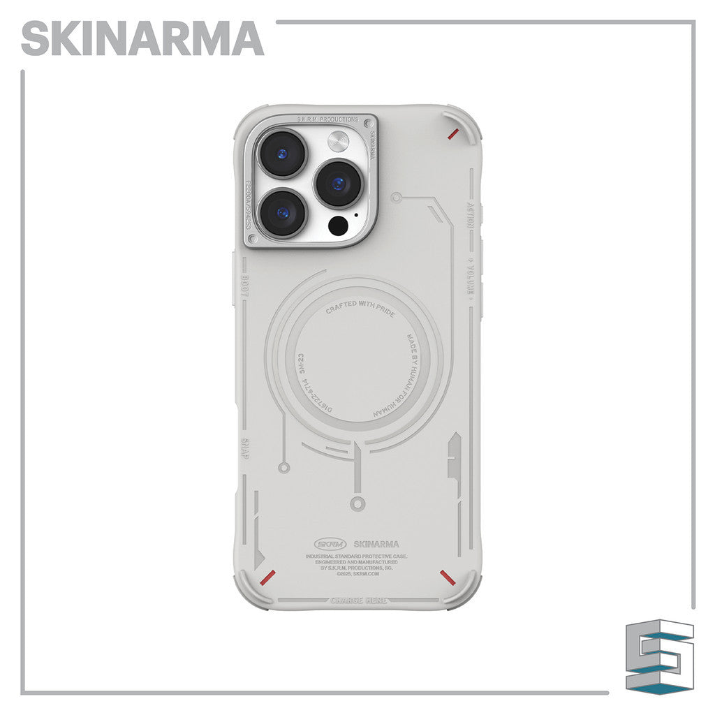 Sarung SKINARMA Mecha Magcharge untuk iPhone 16 Pro (6.3)/16 Pro Max (6.9) Hitam/ Tentera Laut/ Zaitun/ Kelabu Muda