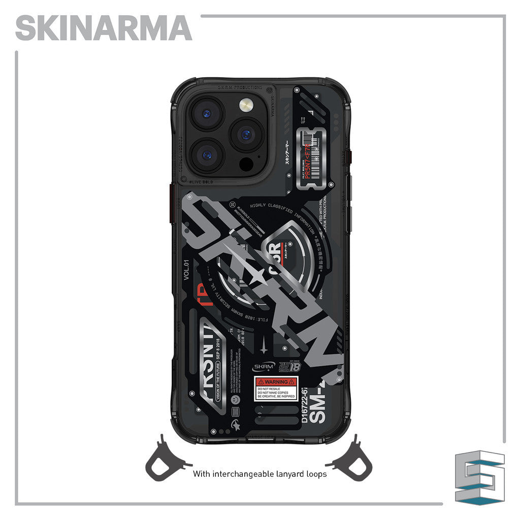 SKINARMA Ekho Magsafe Case untuk iPhone 16 Pro (6.3)/16 Pro Max (6.9) - Hitam/ Jelas