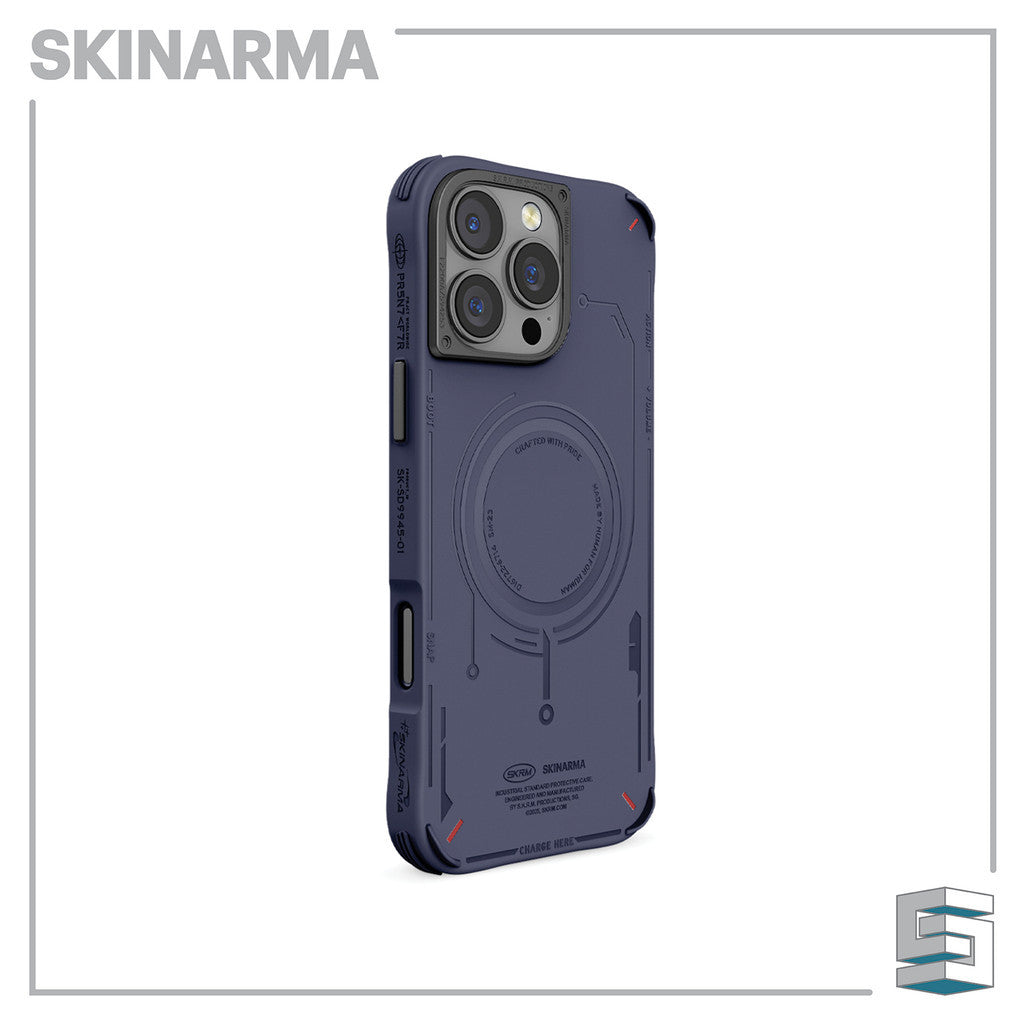 Sarung SKINARMA Mecha Magcharge untuk iPhone 16 Pro (6.3)/16 Pro Max (6.9) Hitam/ Tentera Laut/ Zaitun/ Kelabu Muda