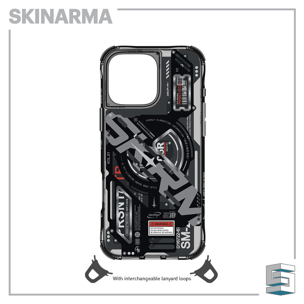 SKINARMA Ekho Magsafe Case untuk iPhone 16 Pro (6.3)/16 Pro Max (6.9) - Hitam/ Jelas