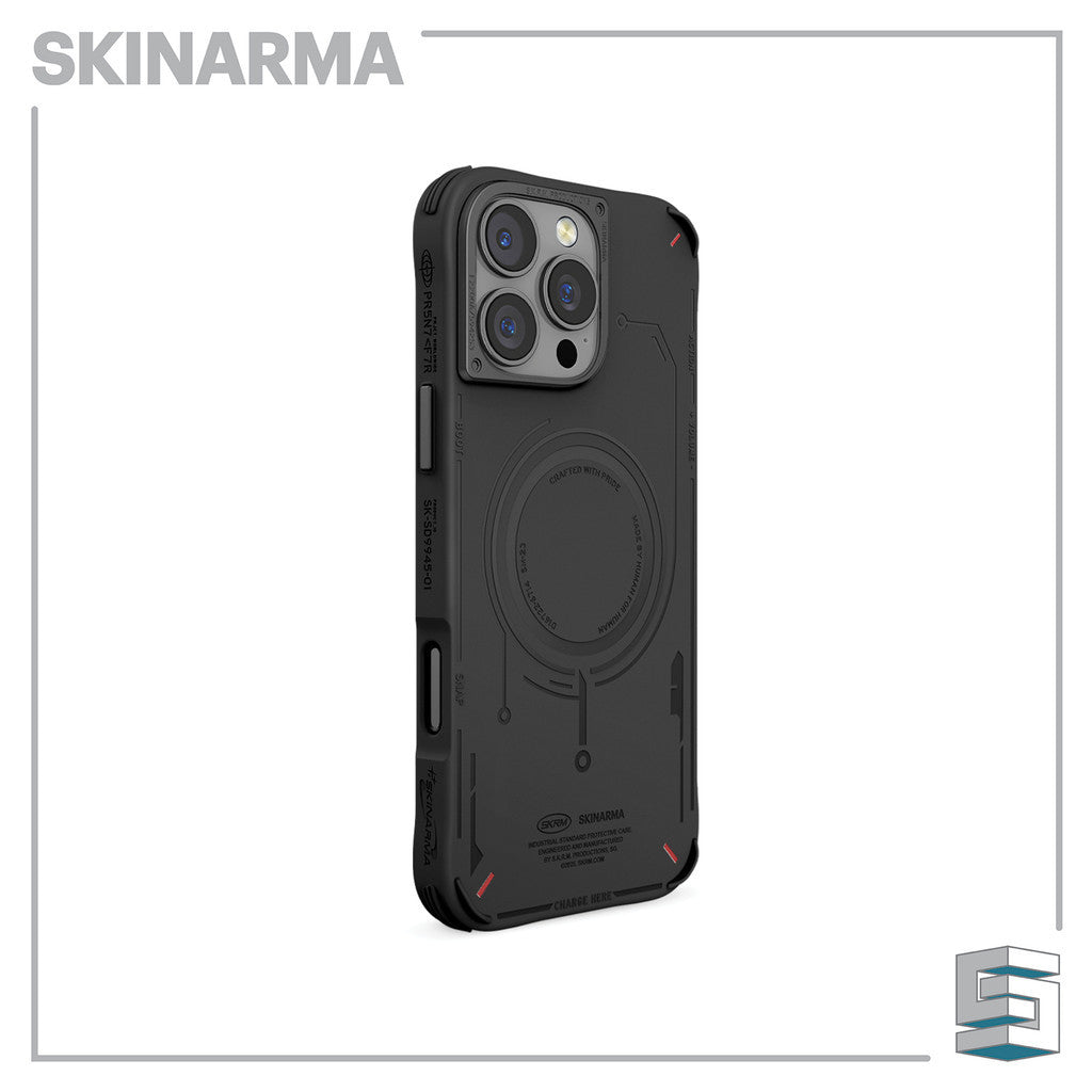 Sarung SKINARMA Mecha Magcharge untuk iPhone 16 Pro (6.3)/16 Pro Max (6.9) Hitam/ Tentera Laut/ Zaitun/ Kelabu Muda