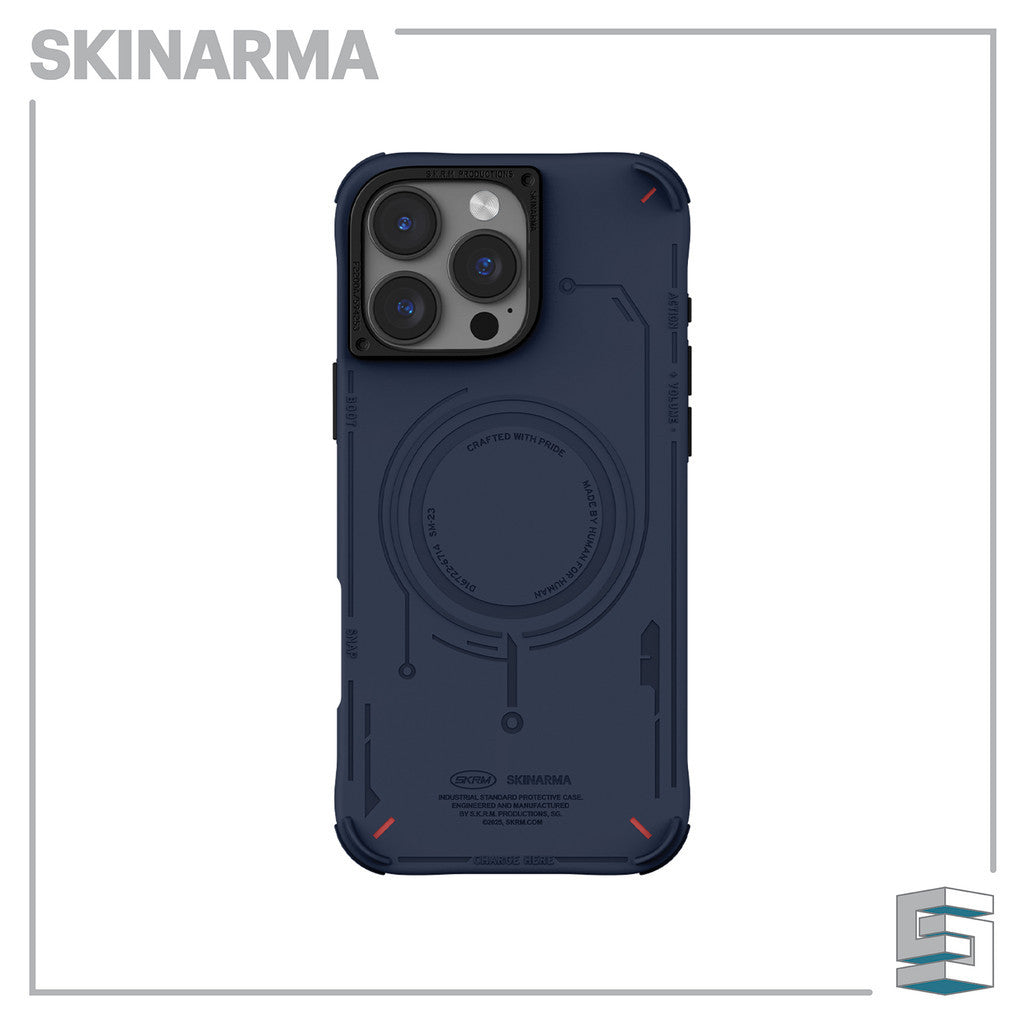 Sarung SKINARMA Mecha Magcharge untuk iPhone 16 Pro (6.3)/16 Pro Max (6.9) Hitam/ Tentera Laut/ Zaitun/ Kelabu Muda
