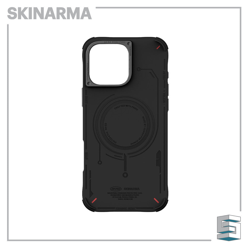 Sarung SKINARMA Mecha Magcharge untuk iPhone 16 Pro (6.3)/16 Pro Max (6.9) Hitam/ Tentera Laut/ Zaitun/ Kelabu Muda