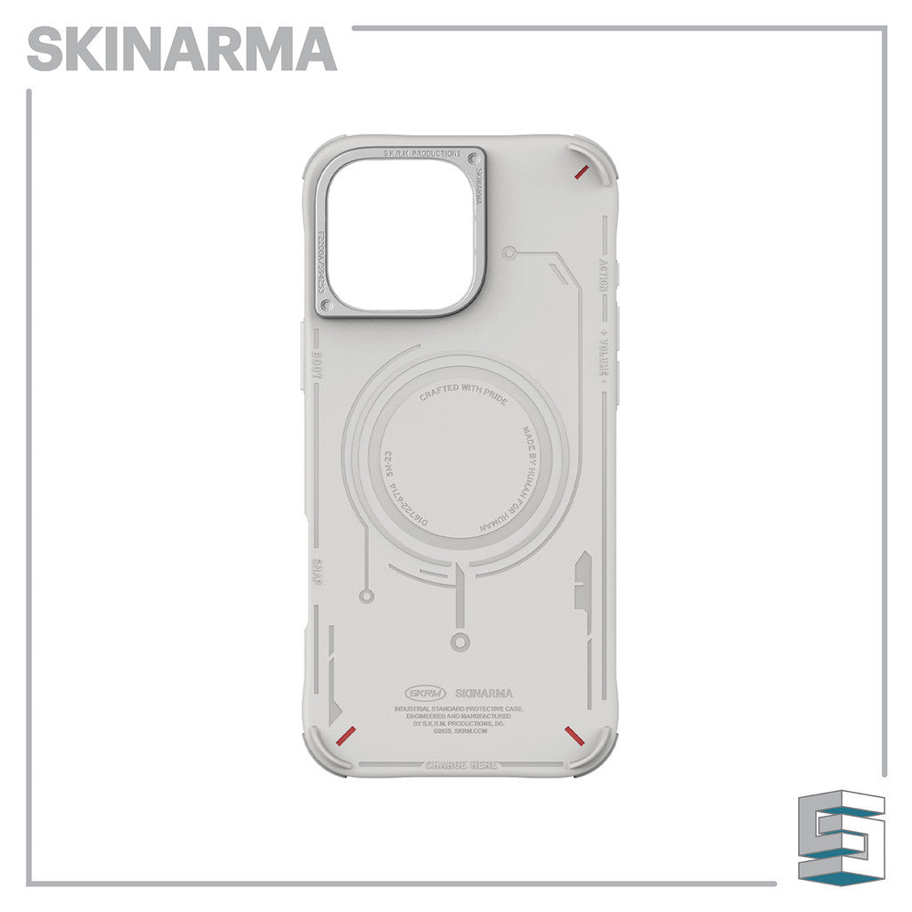 Sarung SKINARMA Mecha Magcharge untuk iPhone 16 Pro (6.3)/16 Pro Max (6.9) Hitam/ Tentera Laut/ Zaitun/ Kelabu Muda