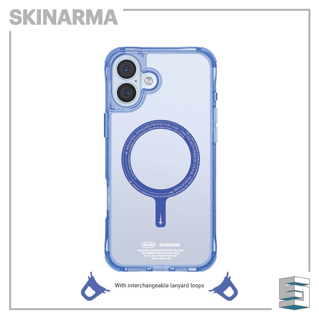 SKINARMA Saido Mag-Charge Case for iPhone 16 (6.1)/16 Plus (6.7)/16 Pro (6.3)/16 Pro Max (6.9) Clear Niteglow Prime