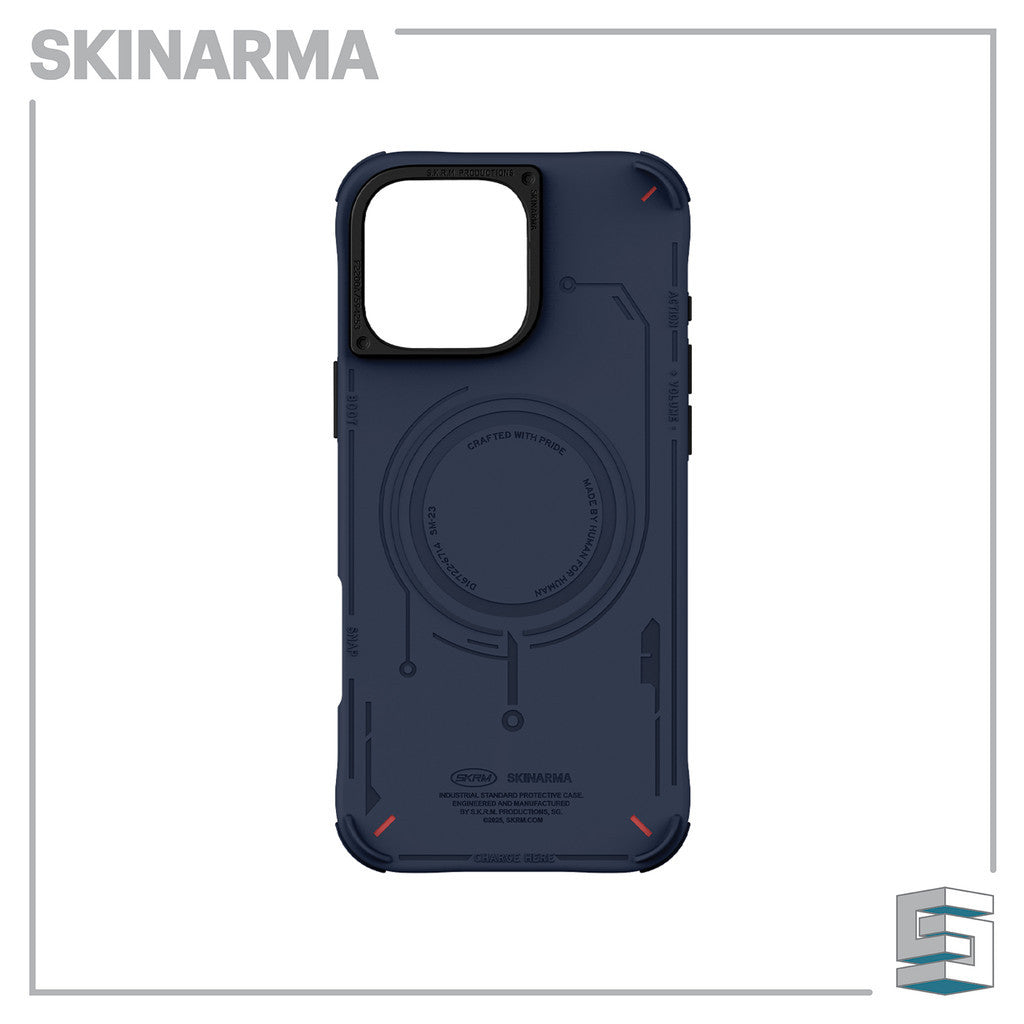 Sarung SKINARMA Mecha Magcharge untuk iPhone 16 Pro (6.3)/16 Pro Max (6.9) Hitam/ Tentera Laut/ Zaitun/ Kelabu Muda