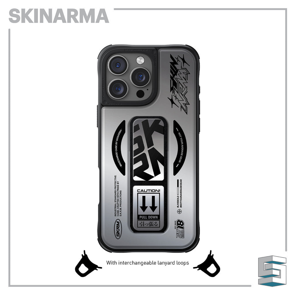 SKINARMA Kira Kobai Magcharge Case untuk iPhone 16 Pro (6.3)/16 Pro Max (6.9) - Hologram/ Chrome