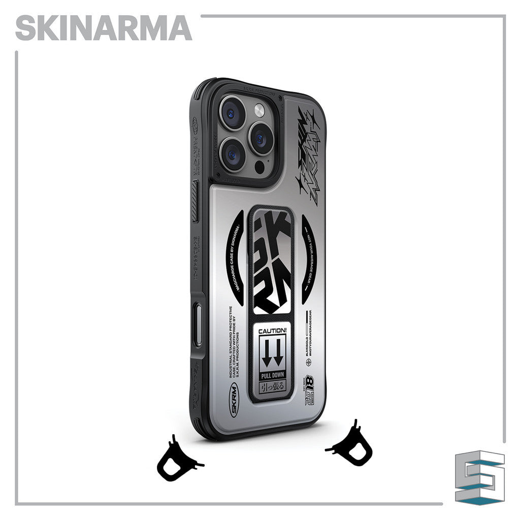SKINARMA Kira Kobai Magcharge Case untuk iPhone 16 Pro (6.3)/16 Pro Max (6.9) - Hologram/ Chrome