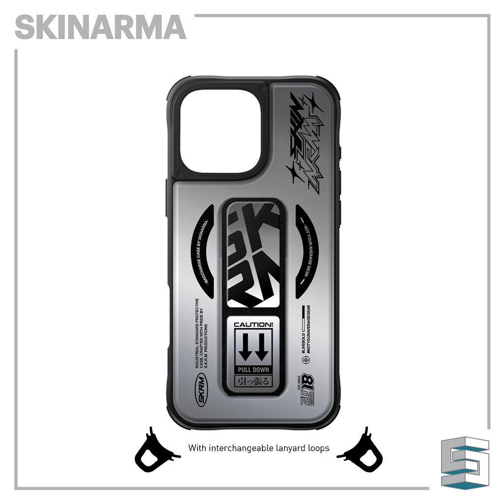 SKINARMA Kira Kobai Magcharge Case untuk iPhone 16 Pro (6.3)/16 Pro Max (6.9) - Hologram/ Chrome