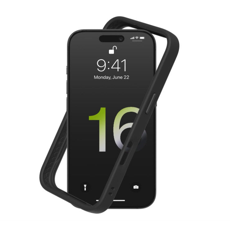 Sarung Bampar CrashGuard RhinoShield Serasi dengan Perlindungan Jatuh iPhone 16 / Pro / Pro Max / Plus 3.5M / 11 kaki