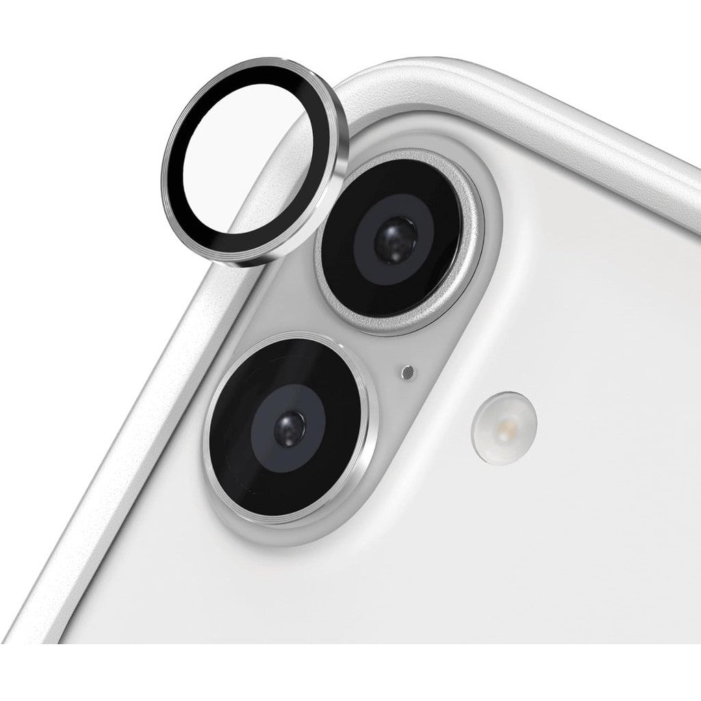 RhinoShield 9H Pelindung Lensa Kamera Kaca Terbaja iPhone 16/16 Plus | Kesan dan Ketahanan Gores