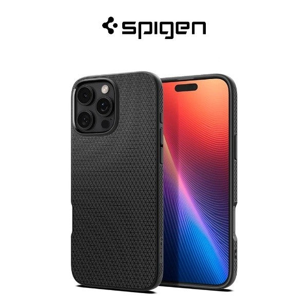 Spigen Liquid Air Case iPhone 16 / Pro / Pro Max / Plus Perlindungan Penurunan Gred Tentera Slim Fleksibel Tahan Lama