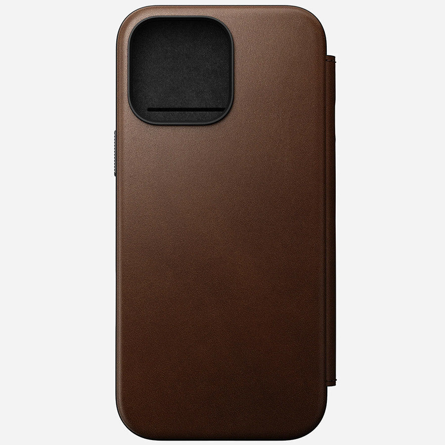 NOMAD Modern Leather Folio (Premium) iPhone 16 Pro / Pro Max Case