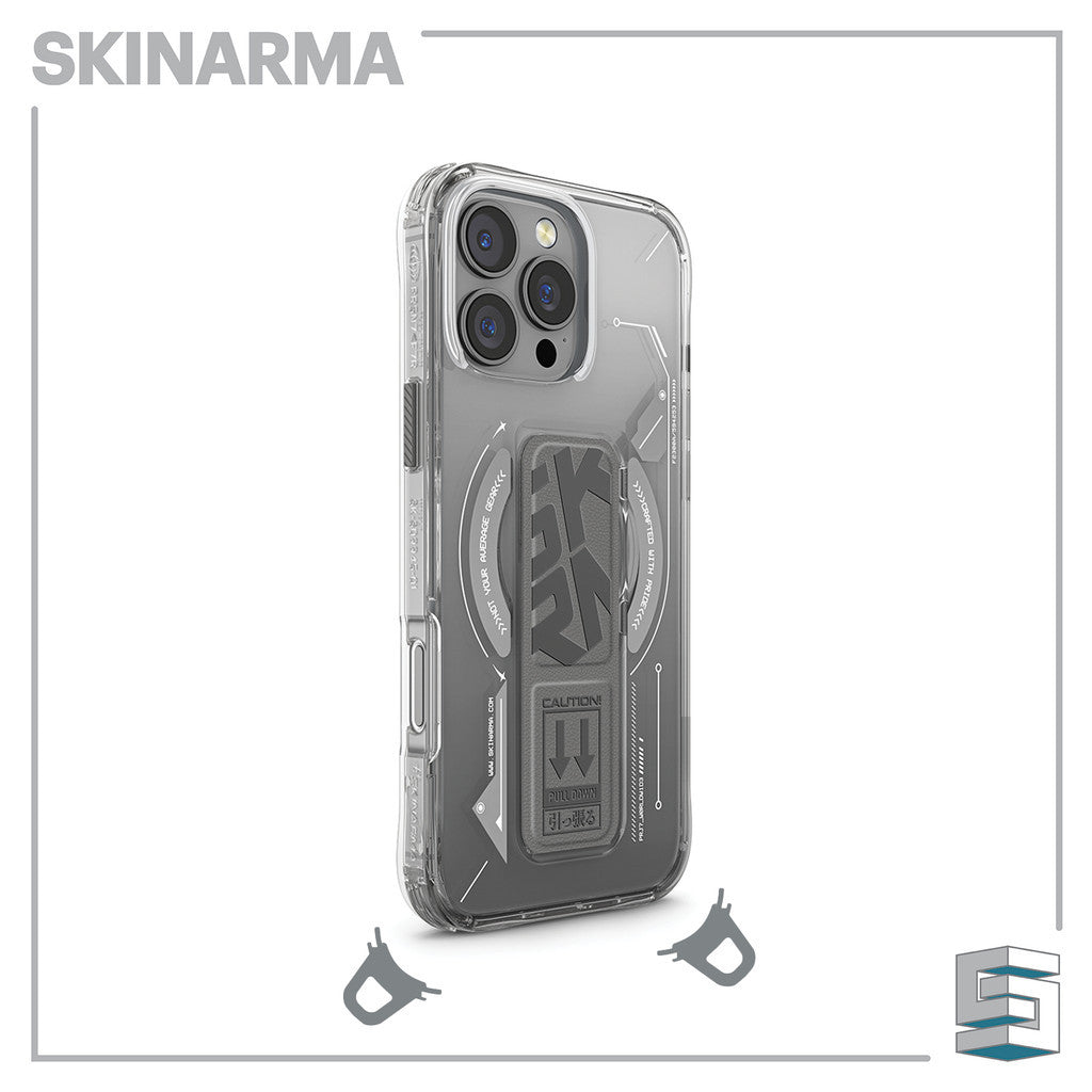 SKINARMA Helio Magcharge Case untuk iPhone 16 Pro (6.3)/16 Pro Max (6.9) - Hitam/ Titanium