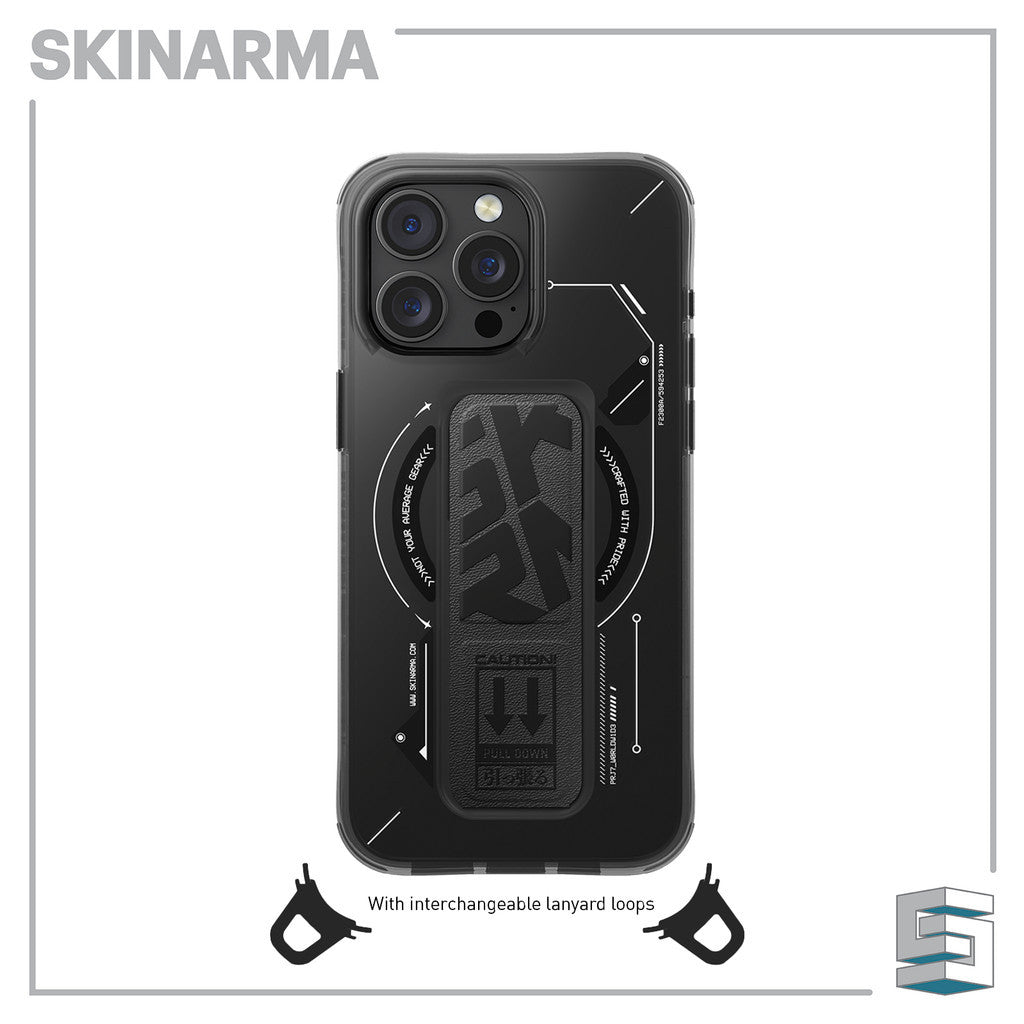 SKINARMA Helio Magcharge Case untuk iPhone 16 Pro (6.3)/16 Pro Max (6.9) - Hitam/ Titanium