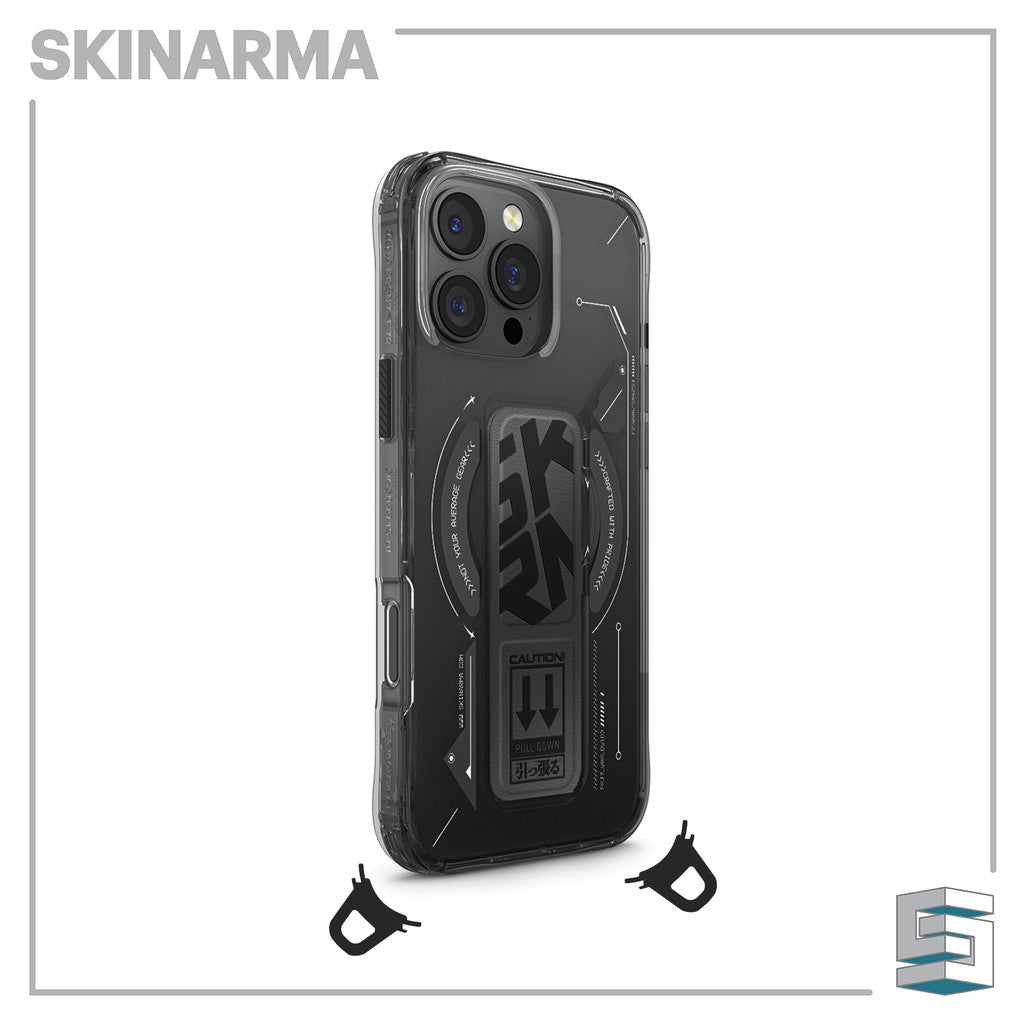 SKINARMA Helio Magcharge Case untuk iPhone 16 Pro (6.3)/16 Pro Max (6.9) - Hitam/ Titanium