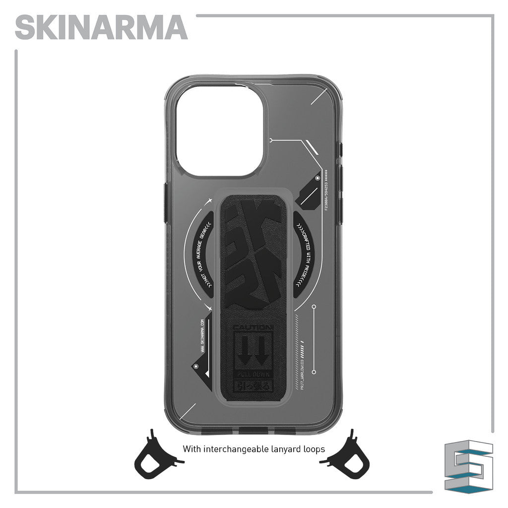 SKINARMA Helio Magcharge Case untuk iPhone 16 Pro (6.3)/16 Pro Max (6.9) - Hitam/ Titanium