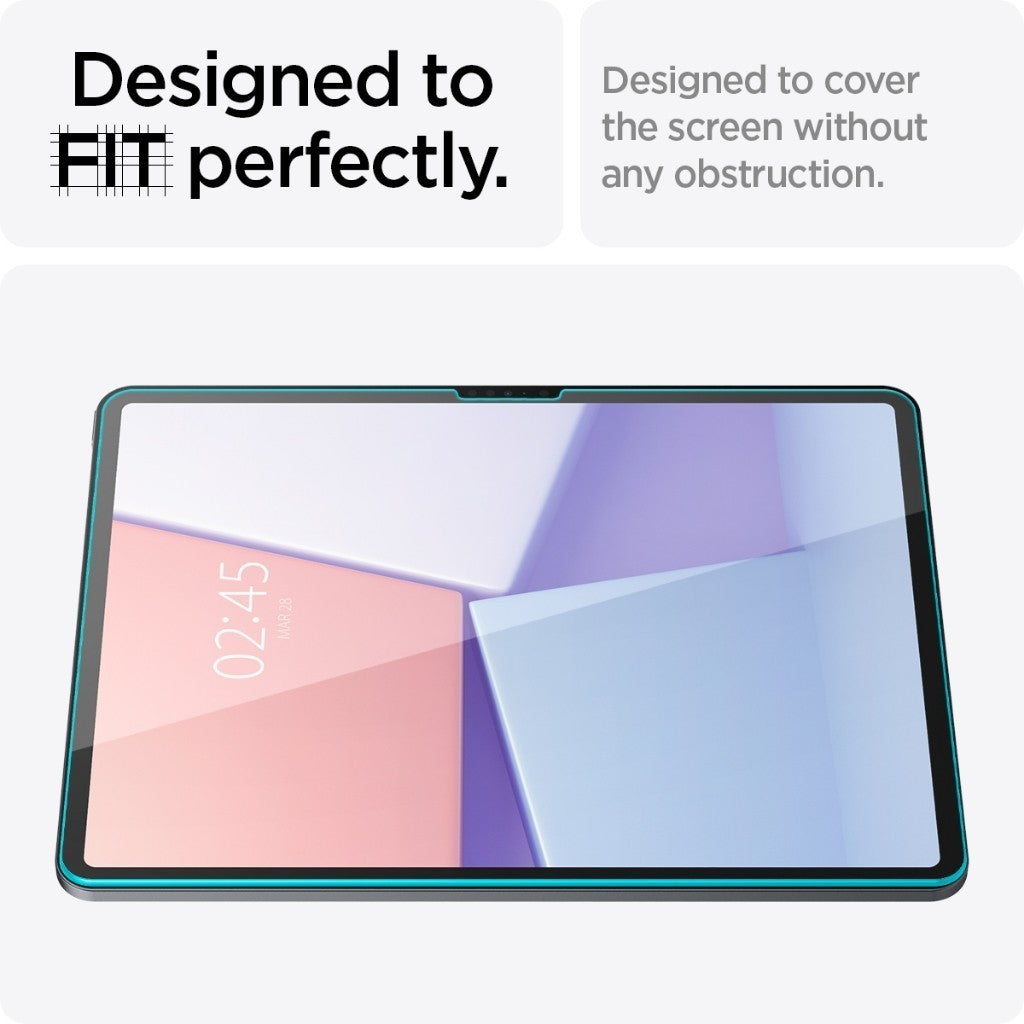 Spigen iPad Air 13" (2024) Pelindung Skrin Glas tR Slim HD iPad Air 13" Kaca Terbaja dengan Pertahanan 9H