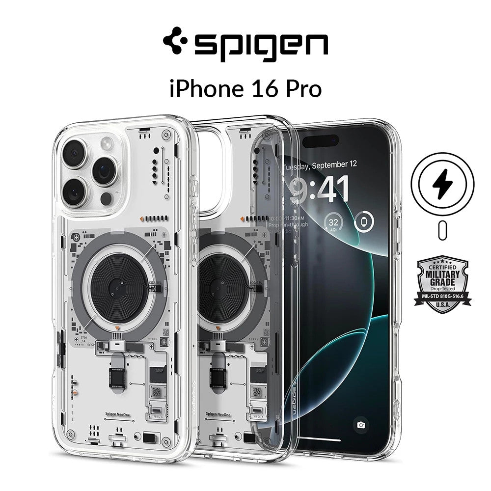 Spigen Ultra Hybrid Neo One MagFit iPhone 16 Pro / Pro Max Sarung Telefon Magnet Sarung iPhone Sarung iPhone