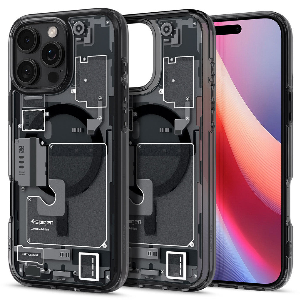 Sarung Spigen Ultra Hybrid MagFit Zero One untuk iPhone 16 / Pro / Pro Max / Plus