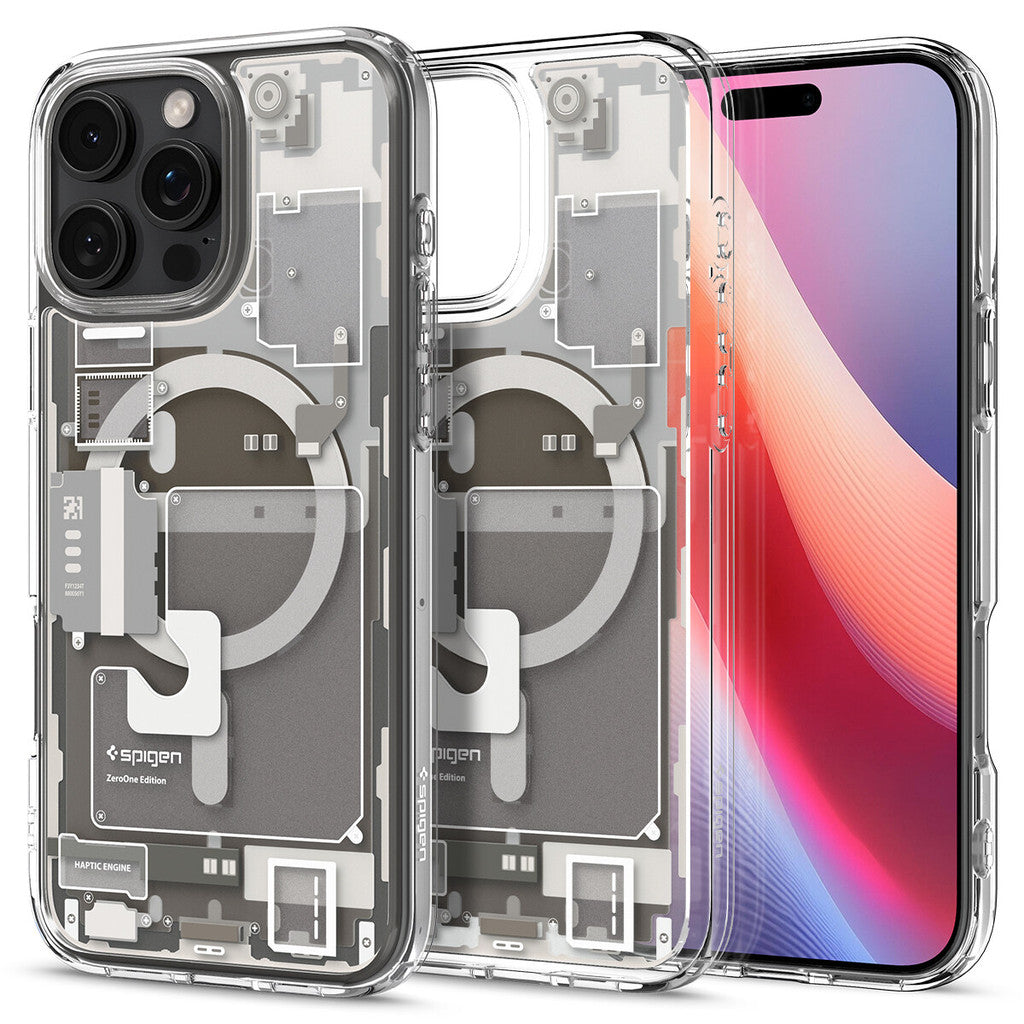 Sarung Spigen Ultra Hybrid MagFit Zero One untuk iPhone 16 / Pro / Pro Max / Plus
