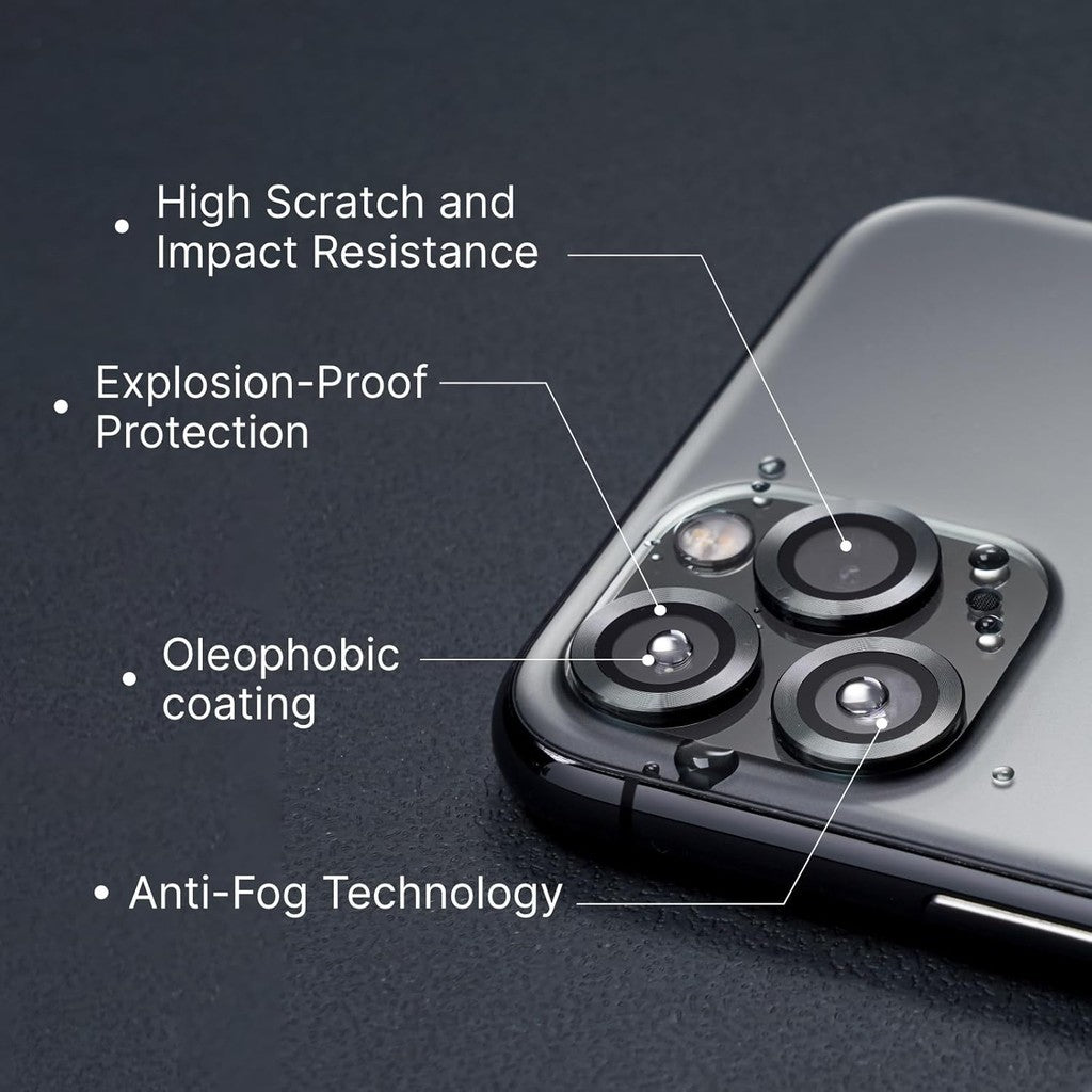 RhinoShield 9H Pelindung Lensa Kamera Kaca Terbaja iPhone 16/16 Plus | Kesan dan Ketahanan Gores