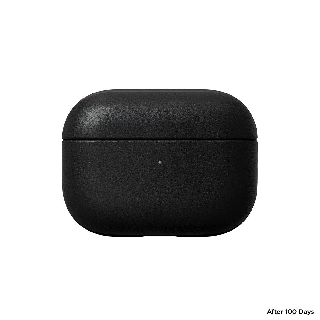 Nomad Modern Leather Case Compatible for AirPods Pro 2 Black
