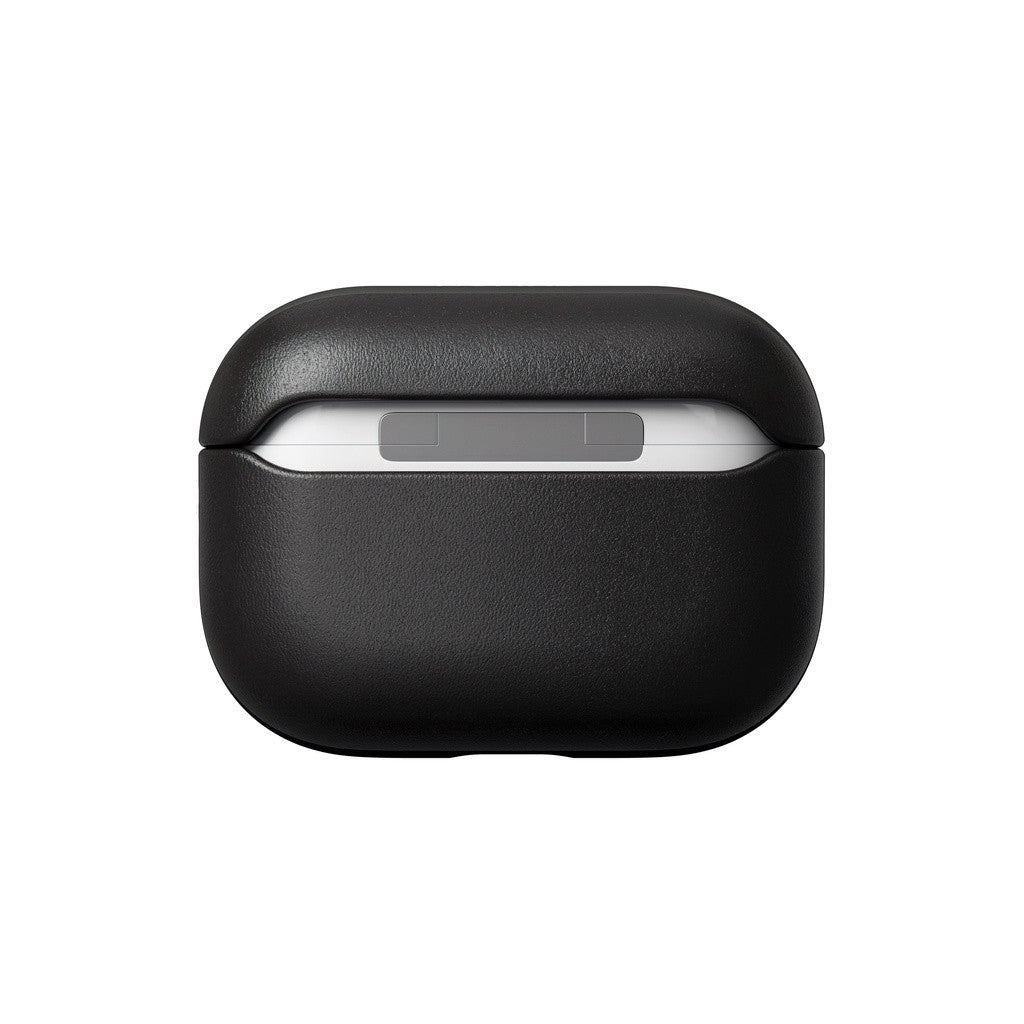 Nomad Modern Leather Case Compatible for AirPods Pro 2 Black