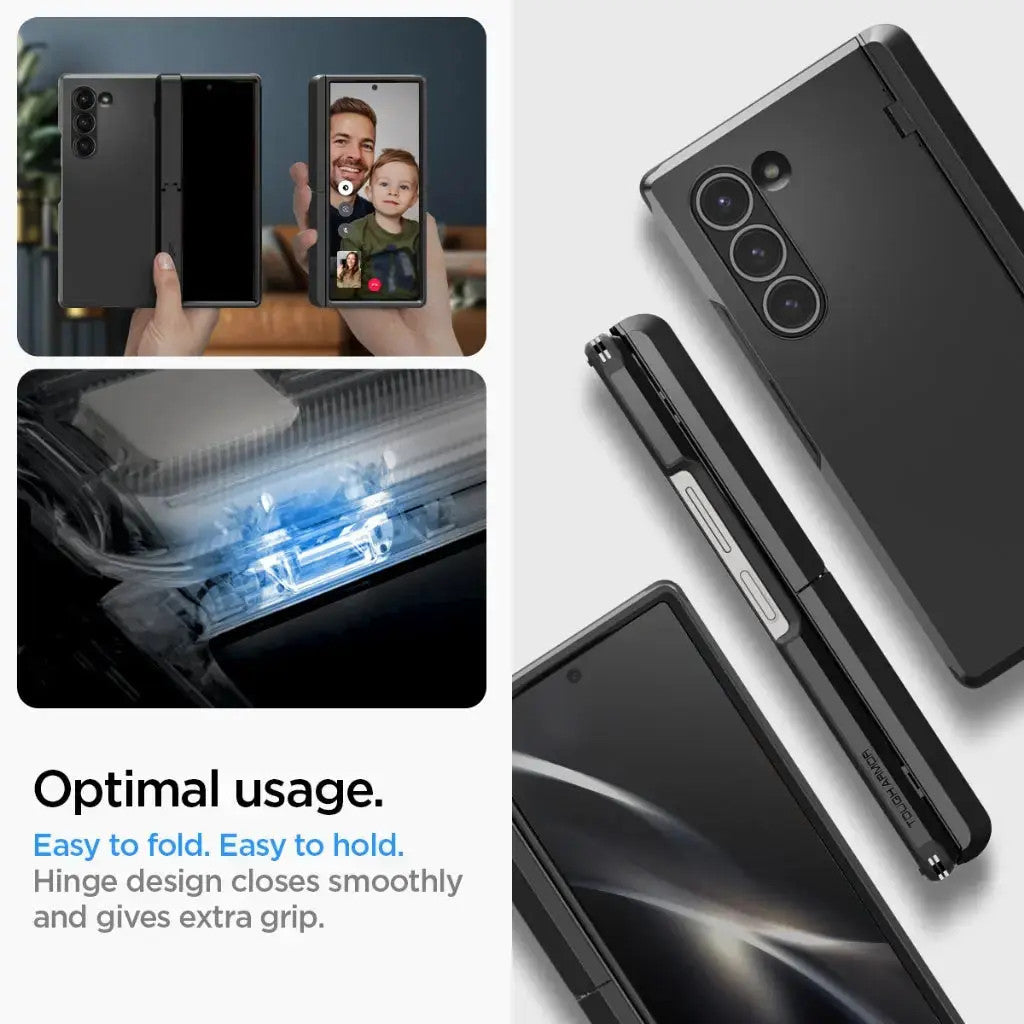 Spigen Galaxy Z Fold 6 Case Tough Armor Pro P - Hitam