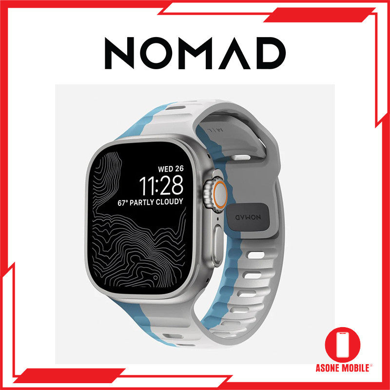 Nomad Electric Strike Waterproof Sport Band Compatible For A.Watch Ultra / 9 / 8 & 7 Series / SE 49mm/45mm/44mm/42mm