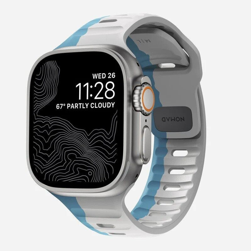 Nomad Electric Strike Waterproof Sport Band Compatible For A.Watch Ultra / 9 / 8 & 7 Series / SE 49mm/45mm/44mm/42mm
