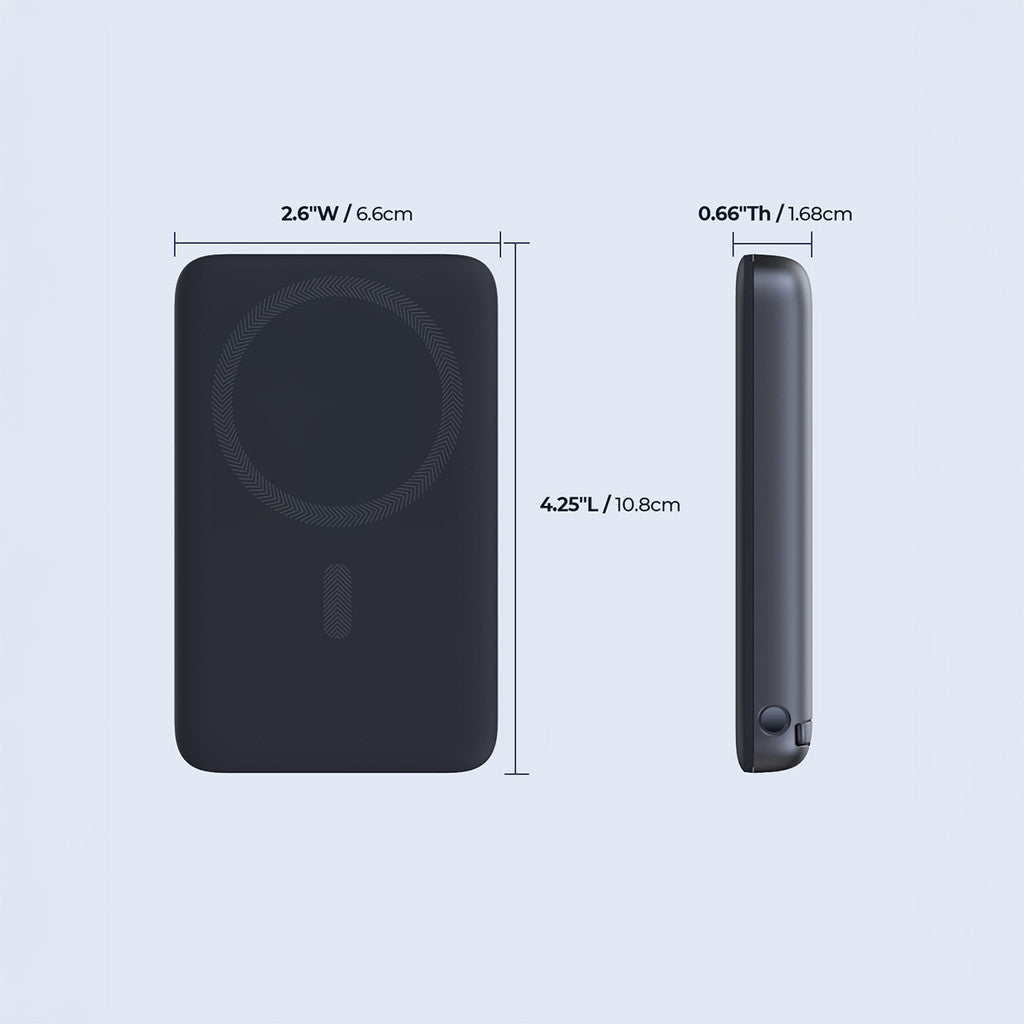 Aukey PB-MS06 MagFusion 10000mAh 30W Qi2 Magnetic Wireless Charging Power Bank