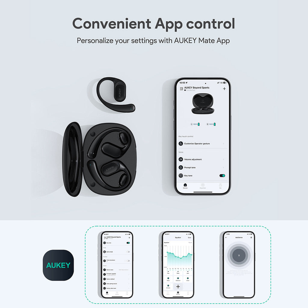 Aukey EP-S1 Open Ear True Wireless Earbuds Bluetooth TWS Sports Earbuds