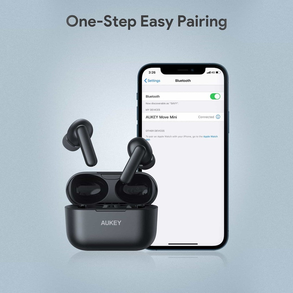 Aukey EP-M1S White True Wireless Earbuds TWS With BT 5.0