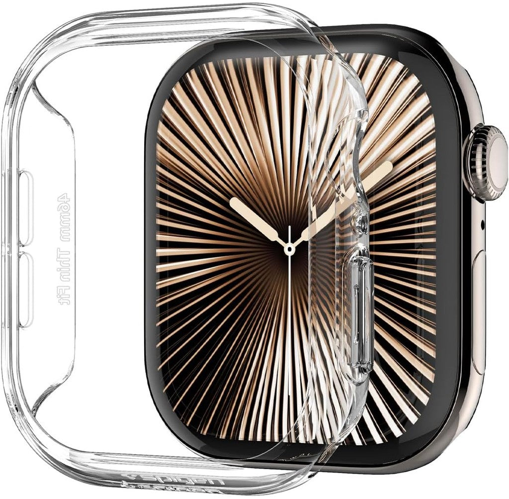 Spigen Thin Fit Direka untuk Apple Watch Series 10 46mm Case Thin Hard PC