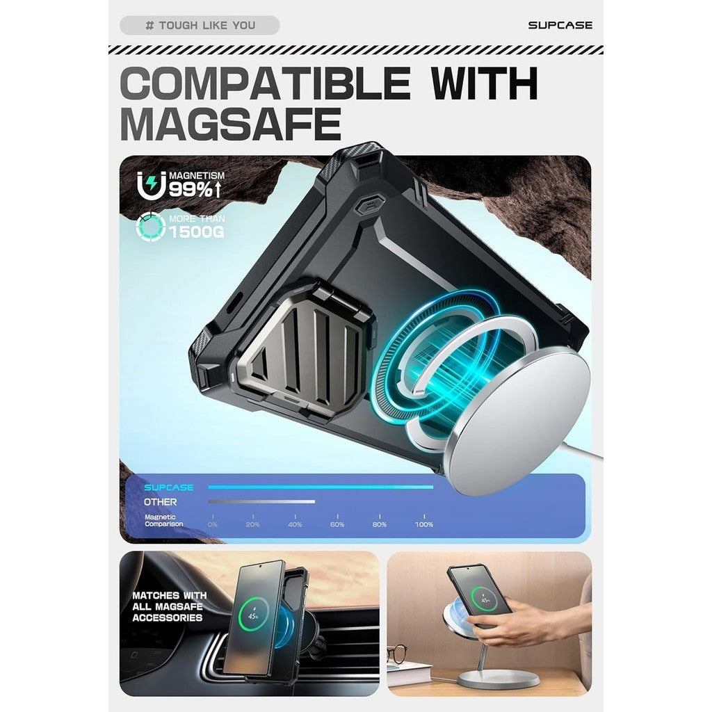 SUPCASE Unicorn Beetle Mag XT Case untuk Samsung Galaxy S25 Ultra 5G (2025), Perlindungan Liputan Penuh yang menyerap kejutan