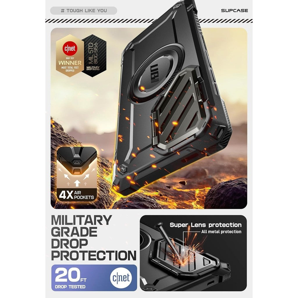 SUPCASE Unicorn Beetle Mag XT Case untuk Samsung Galaxy S25 Ultra 5G (2025), Perlindungan Liputan Penuh yang menyerap kejutan