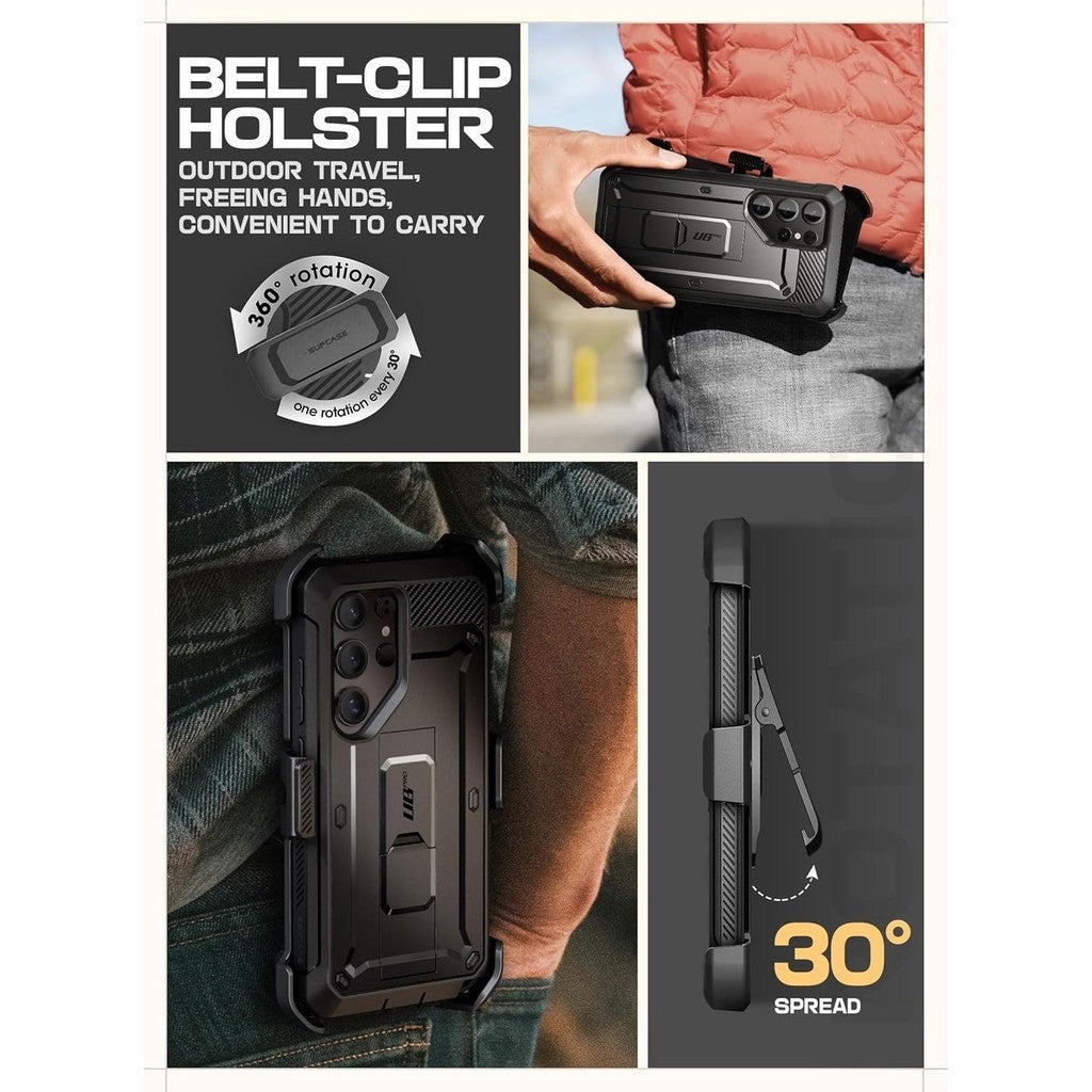 SUPCASE Unicorn Beetle Pro Case untuk Samsung Galaxy S25 Series (2025) Dengan Pelindung Skrin Terbina dalam