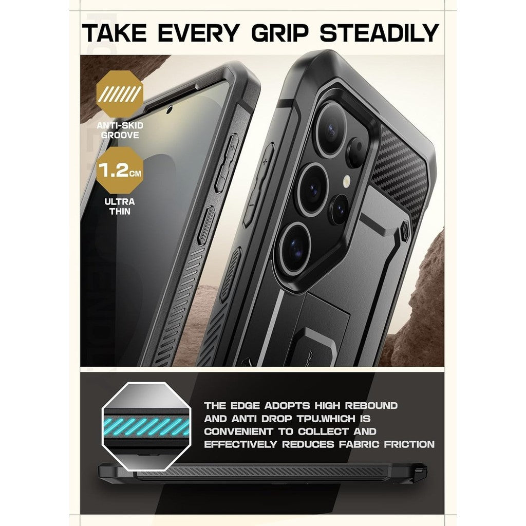 SUPCASE Unicorn Beetle Pro Case untuk Samsung Galaxy S25 Series (2025) Dengan Pelindung Skrin Terbina dalam