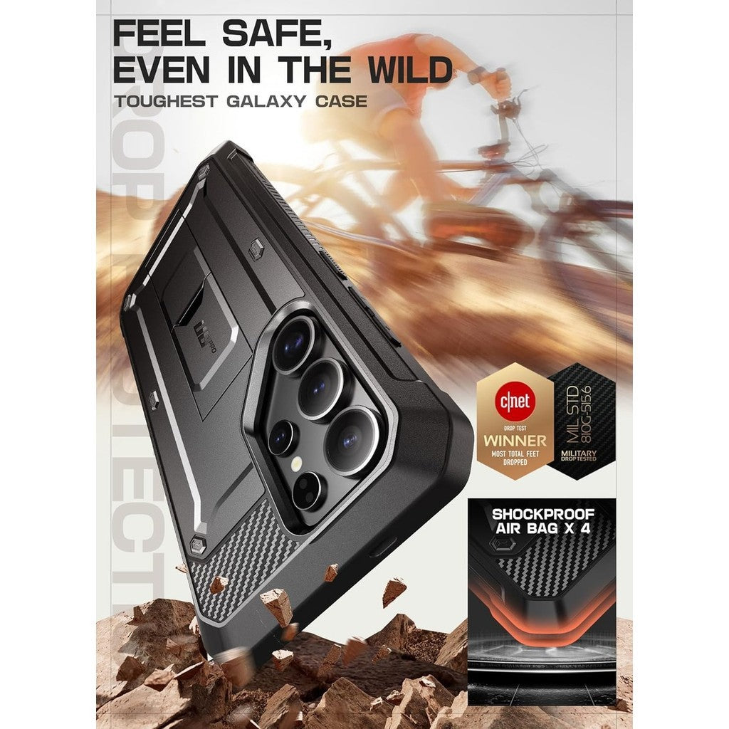 SUPCASE Unicorn Beetle Pro Case untuk Samsung Galaxy S25 Series (2025) Dengan Pelindung Skrin Terbina dalam