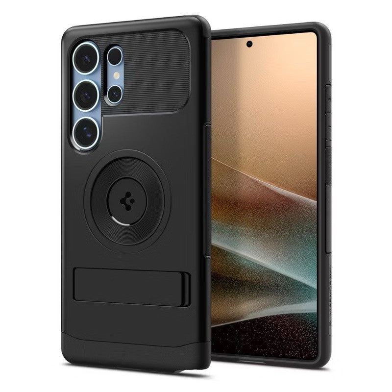 Spigen Samsung S25 Ultra / S25 Plus / S25 Slim Armor MagFit Magnetic Kickstand Phone Stand Holder Case
