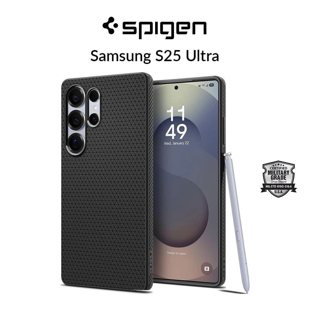 Spigen Samsung S25 Ultra / S25+ / S25 Liquid Air Casing Protection Drop Protection dan Slim Tahan Lama Perlindungan